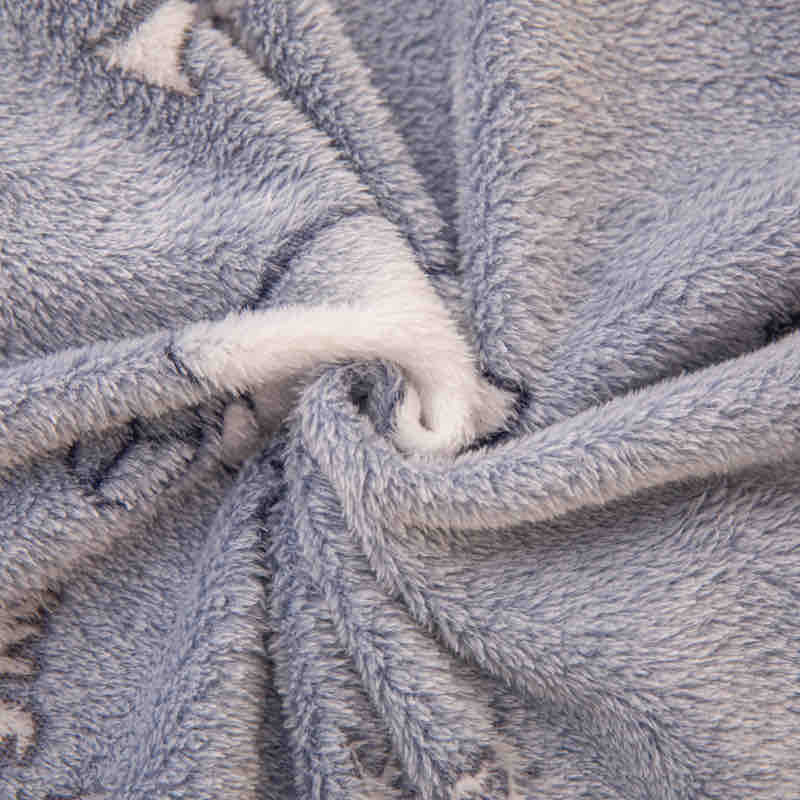 Lenjerie de pat dublu Cocolino , cearceaf cu elastic , 4 piese, Gri , LCC07