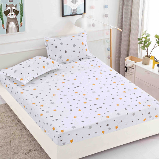 Husa de pat dublu, Bumbac Finet, 3 piese, HBF039
