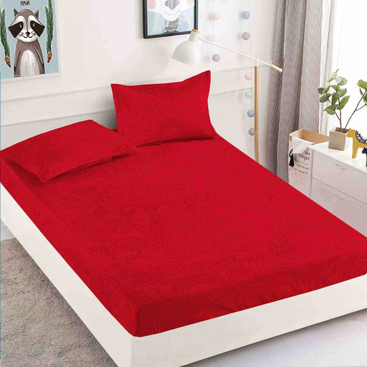 Husa de pat dublu, Bumbac Finet, 3 piese, HBF041