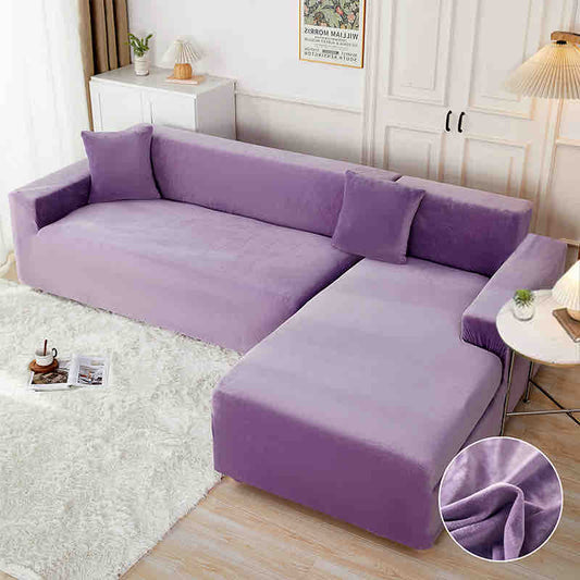Set 2 Huse Colțar din Catifea, M+L , Mov . Cod : HOM01